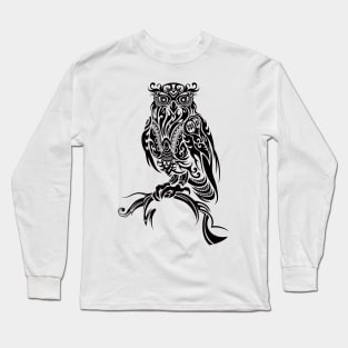 Tribal Owl Long Sleeve T-Shirt